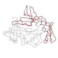 The deposited structure of PDB entry 1pdj contains 3 copies of Pfam domain PF09096 (Baseplate structural protein, domain 2) in Baseplate central spike complex protein gp27. Showing 1 copy in chain A [auth D].