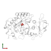 Modified residue PCA in PDB entry 1pif, assembly 1, front view.