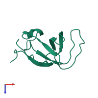 Phosphatidylinositol 3-kinase regulatory subunit alpha in PDB entry 1pnj, assembly 1, top view.