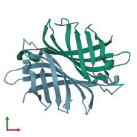 3D model of 1pts from PDBe