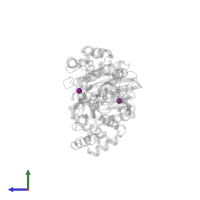 IODIDE ION in PDB entry 1q0t, assembly 1, side view.