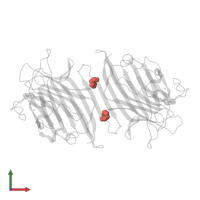 Modified residue PCA in PDB entry 1q8o, assembly 1, front view.