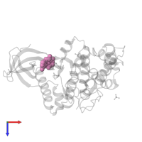 ADENOSINE-5'-DIPHOSPHATE in PDB entry 1q8y, assembly 1, top view.