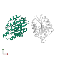 Integrin alpha-1 in PDB entry 1qc5, assembly 1, front view.