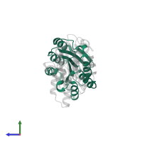 Integrin alpha-1 in PDB entry 1qc5, assembly 1, side view.