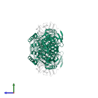 Anthranilate synthase component 1 in PDB entry 1qdl, assembly 1, side view.