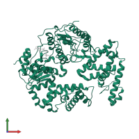 ATP-dependent DNA helicase PcrA in PDB entry 1qhg, assembly 1, front view.