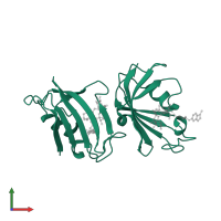Peptidyl-prolyl cis-trans isomerase FKBP1A in PDB entry 1qpl, assembly 1, front view.