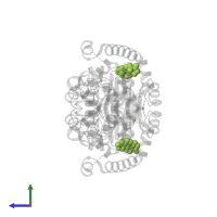 5ALPHA-ANDROSTAN-3,17-DIONE in PDB entry 1qyw, assembly 1, side view.