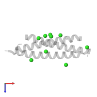 CHLORIDE ION in PDB entry 1rb6, assembly 1, top view.