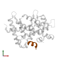 Mediator of RNA polymerase II transcription subunit 1 in PDB entry 1rjk, assembly 1, front view.