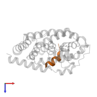 Mediator of RNA polymerase II transcription subunit 1 in PDB entry 1rjk, assembly 1, top view.