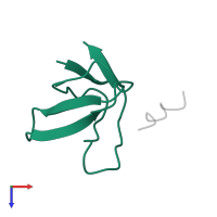 Proto-oncogene tyrosine-protein kinase Src in PDB entry 1rlq, assembly 1, top view.