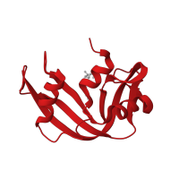 The deposited structure of PDB entry 1rpf contains 1 copy of CATH domain 3.10.130.10 (P-30 Protein) in Ribonuclease pancreatic. Showing 1 copy in chain A.