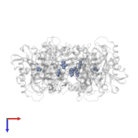 GLYCEROL in PDB entry 1rxy, assembly 1, top view.