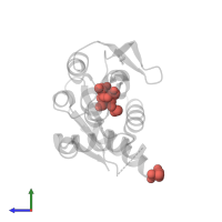 Modified residue MSE in PDB entry 1rz3, assembly 1, side view.