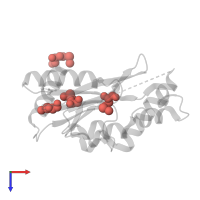 Modified residue MSE in PDB entry 1rz3, assembly 1, top view.