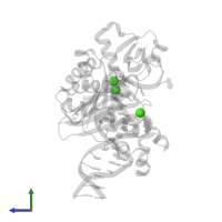 CALCIUM ION in PDB entry 1s0n, assembly 1, side view.