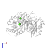 CALCIUM ION in PDB entry 1s0n, assembly 1, top view.