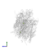 BICARBONATE ION in PDB entry 1s5l, assembly 1, side view.