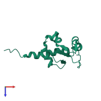 Lupus La protein in PDB entry 1s7a, assembly 1, top view.