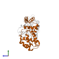 Cytohesin-2 in PDB entry 1s9d, assembly 1, side view.