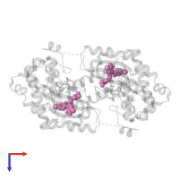 5-BROMO-N-(2,3-DIHYDROXYPROPOXY)-3,4-DIFLUORO-2-[(2-FLUORO-4-IODOPHENYL)AMINO]BENZAMIDE in PDB entry 1s9j, assembly 1, top view.