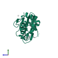 Arsenate reductase in PDB entry 1sd9, assembly 1, side view.