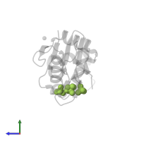 SULFATE ION in PDB entry 1sd9, assembly 1, side view.