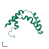 Saposin-C in PDB entry 1sn6, assembly 1, front view.