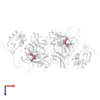 PHOSPHONIC ACIDMONO-(2-AMINO-5,6-DIMERCAPTO-4-OXO-3,7,8A,9,10,10A-HEXAHYDRO-4H-8-OXA-1,3,9,10-TETRAAZA-ANTHRACEN-7-YLMETHYL)ESTER in PDB entry 1sox, assembly 1, top view.