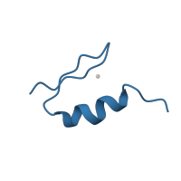 The deposited structure of PDB entry 1sp2 contains 1 copy of SCOP domain 57668 (Classic zinc finger, C2H2) in Transcription factor Sp1. Showing 1 copy in chain A.