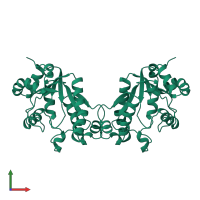 Phosphoadenosine 5'-phosphosulfate reductase in PDB entry 1sur, assembly 1, front view.