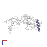 Voltage-dependent L-type calcium channel subunit alpha-1C in PDB entry 1t0j, assembly 1, top view.