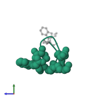 DAPTOMYCIN in PDB entry 1t5n, assembly 1, side view.