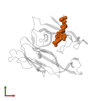 ARYLOMYCIN A2 in PDB entry 1t7d, assembly 1, front view.