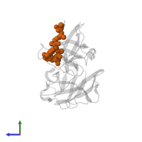 ARYLOMYCIN A2 in PDB entry 1t7d, assembly 1, side view.