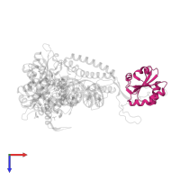 Thioredoxin 1 in PDB entry 1tk0, assembly 1, top view.