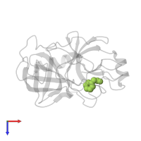 2-PHENYLETHYLAMINE in PDB entry 1tnj, assembly 1, top view.