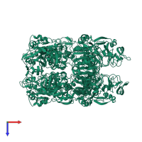 Putative quinone oxidoreductase YhfP in PDB entry 1tt7, assembly 1, top view.