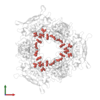 Modified residue MSE in PDB entry 1tt7, assembly 1, front view.