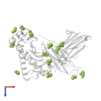 GLYCEROL in PDB entry 1tvh, assembly 1, top view.