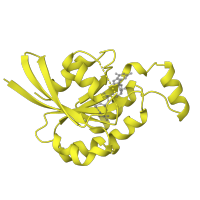 The deposited structure of PDB entry 1tx4 contains 1 copy of SCOP domain 52592 (G proteins) in Transforming protein RhoA. Showing 1 copy in chain B.