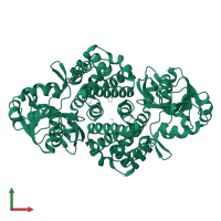 Glycerol-3-phosphate dehydrogenase [NAD(P)+] in PDB entry 1txg, assembly 1, front view.