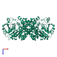 Glycerol-3-phosphate dehydrogenase [NAD(P)+] in PDB entry 1txg, assembly 1, top view.