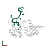 5'-D(*TP*AP*GP*GP*GP*TP*TP*AP*(OIP)*GP*G)-3' in PDB entry 1u1q, assembly 1, front view.