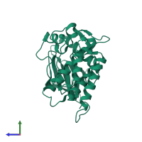 Tyrosine-protein kinase ZAP-70 in PDB entry 1u59, assembly 1, side view.