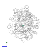 CARBON MONOXIDE in PDB entry 1ubk, assembly 1, side view.