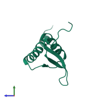 Poly(A)-specific ribonuclease PARN in PDB entry 1ug8, assembly 1, side view.