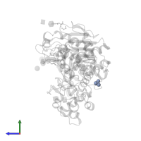 SULFATE ION in PDB entry 1ukc, assembly 1, side view.